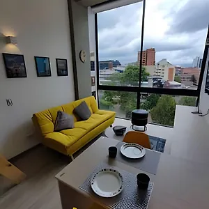  Apartamento Loft Moderno Con Vista A Cerros En Chapinero Colombia
